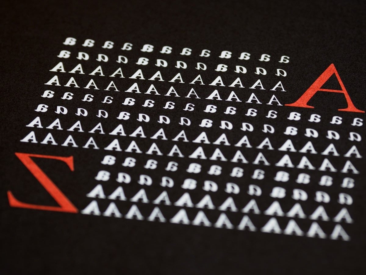 drop cap typography magazine